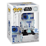 Star Wars: R2-D2 Funko POP! Figura de vinilo n.° 593, faceta, exclusiva de la tienda Funko