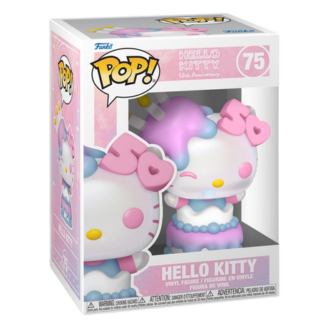 Sanrio Hello Kitty 50 Aniversario: Hello Kitty en Pastel Funko Pop! Figura de vinilo #75