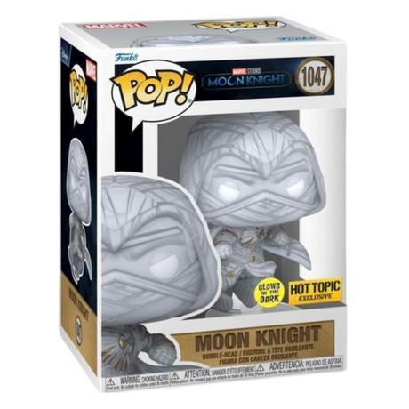 Marvel Studios: Caballero Luna Funko POP! Figura de vinilo n.° 1047, que brilla en la oscuridad, exclusiva de Hot Topic