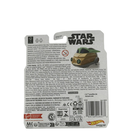 Hot Wheels Star Wars The Mandalorian Grogu Character Car