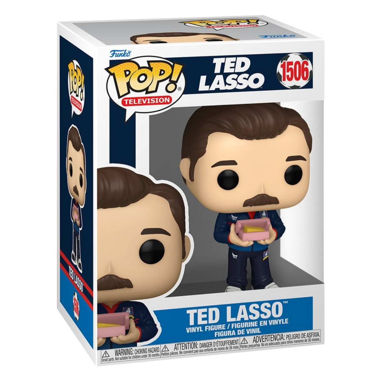 Ted Lasso: Ted con galletas Funko Pop! Figura de vinilo n.° 1506