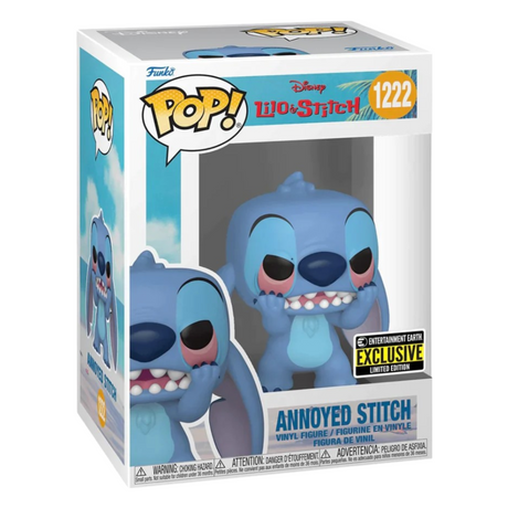 Lilo y Stitch: Stitch molesto Funko Pop! Figura de vinilo n.° 1222, exclusiva de Entertainment Earth