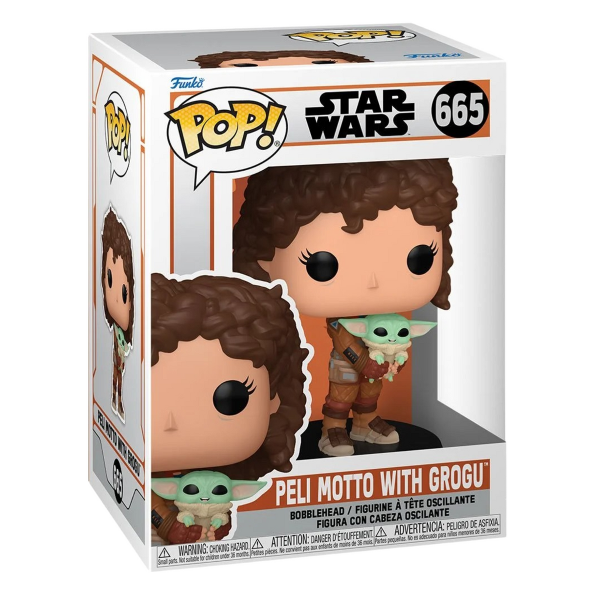 Star Wars: The Mandalorian: Peli Motto with Grogu Funko Pop! Vinyl Figure #665