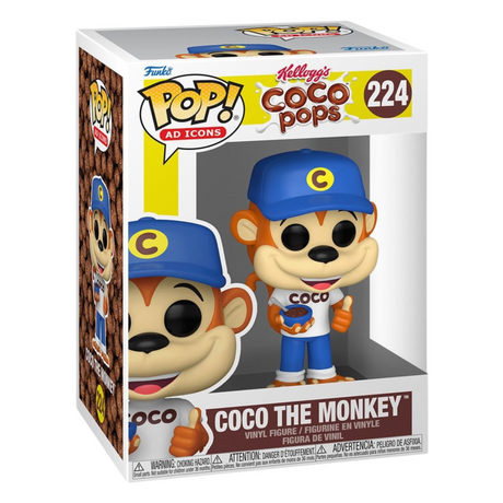 Kellogg's: ¡Coco el Mono Funko Pop! Figura de vinilo de iconos publicitarios n.° 224