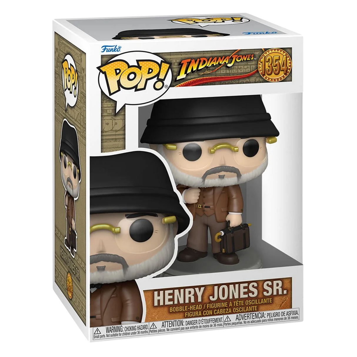 Indiana Jones: Henry Jones Sr. ¡Funko Pop! Figura de vinilo n.° 1354