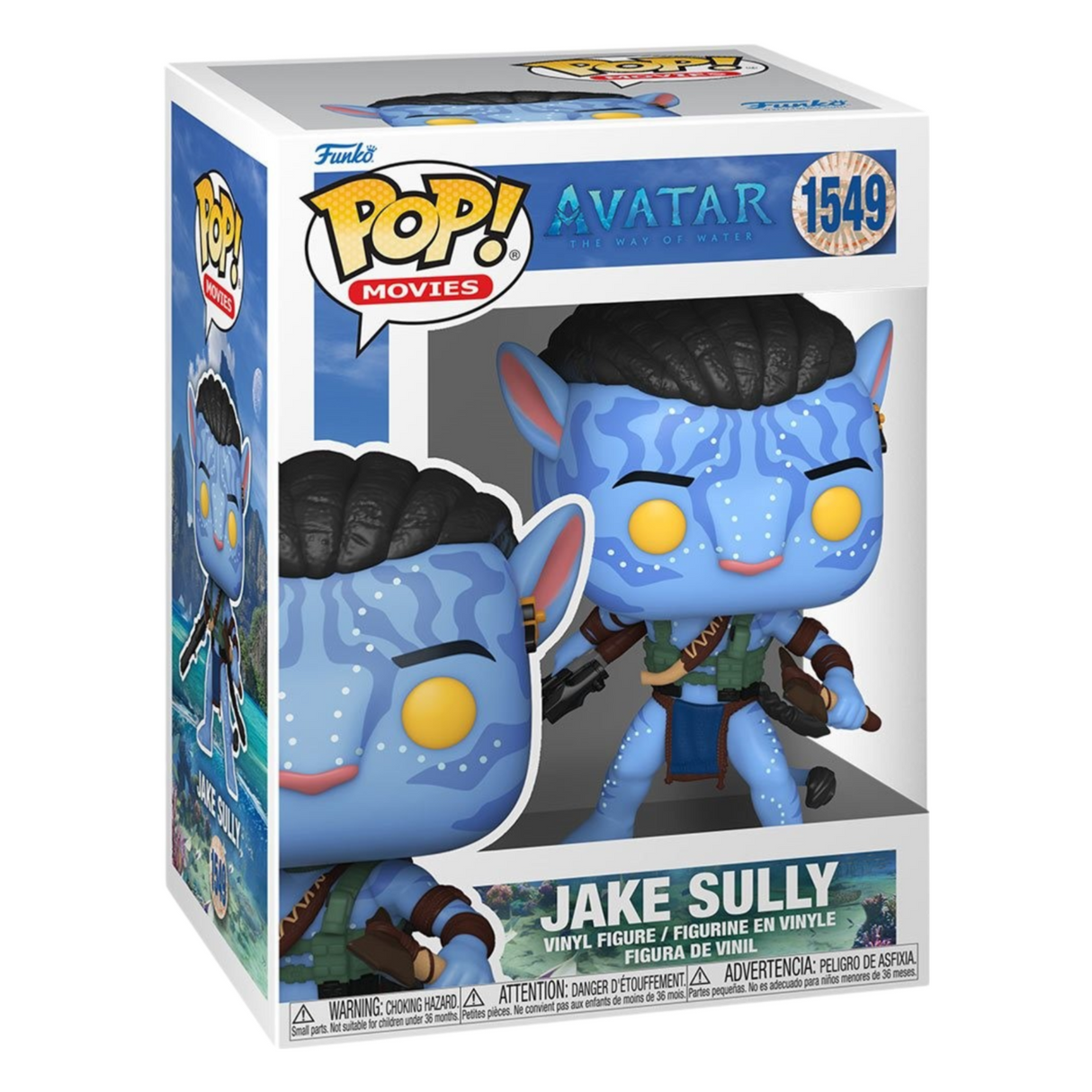 Avatar: El Camino del Agua: Jake Sully (Batalla) Funko Pop! Figura de vinilo n.° 1549