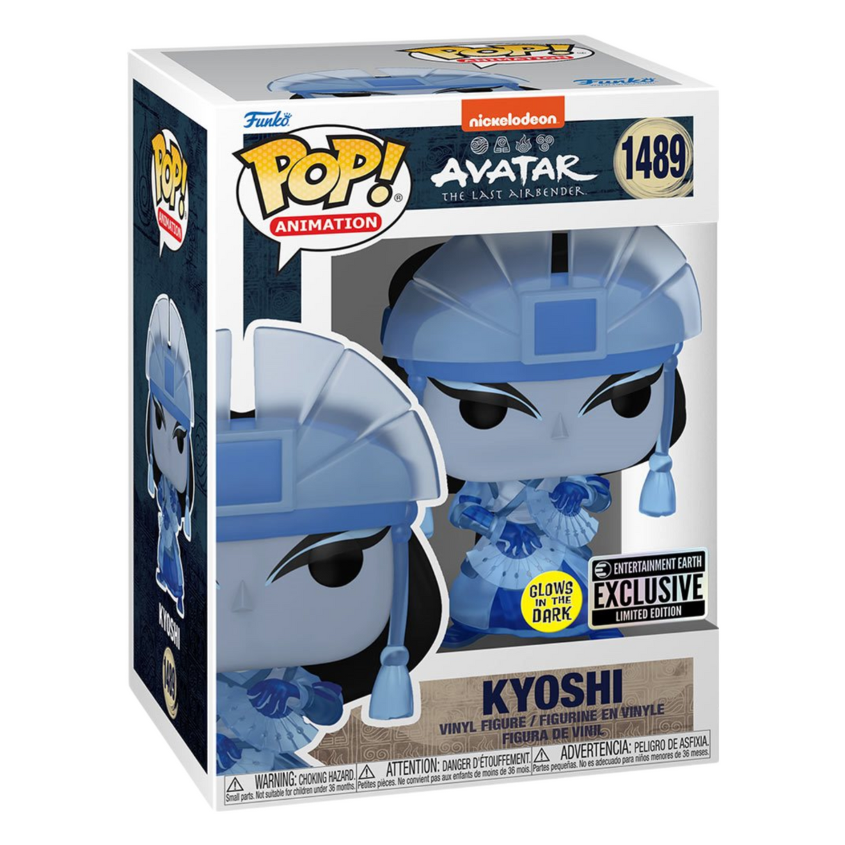 ¡Funko Pop! Avatar The Last Airbender Kyoshi Spirit brilla en la oscuridad #1489