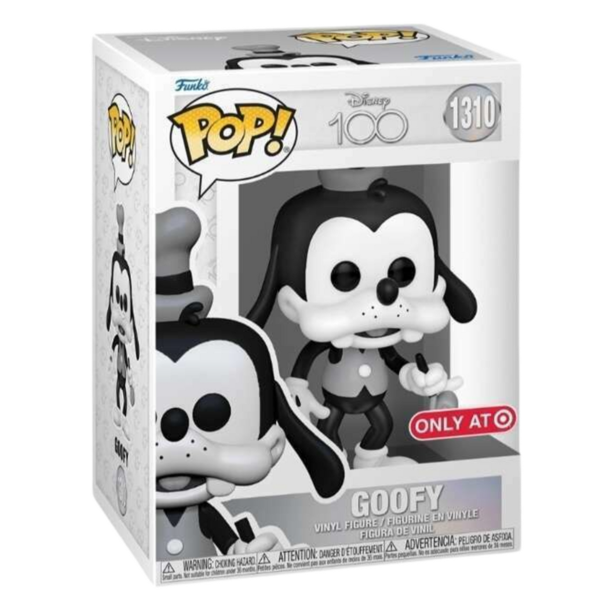 Disney 100: ¡Goofy Funko POP! Figura de vinilo n.° 1310, exclusiva de Target