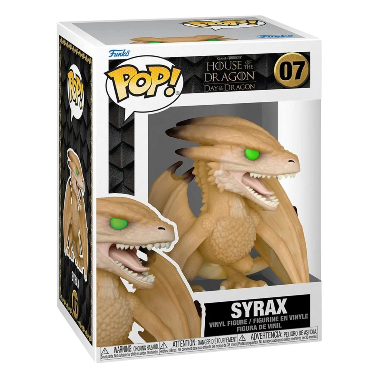 Juego de Tronos: La Casa del Dragón: Día del Dragón: Syrax Funko Pop! Figura de vinilo #07