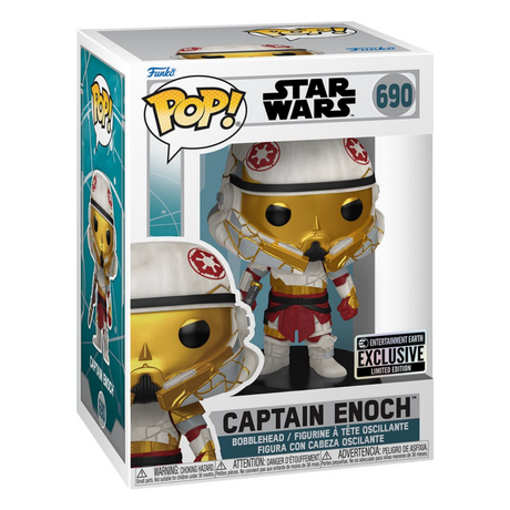 Star Wars: Ahsoka: Captain Enoch Funko Pop! Vinyl Figure #690, Entertainment Earth Exclusive