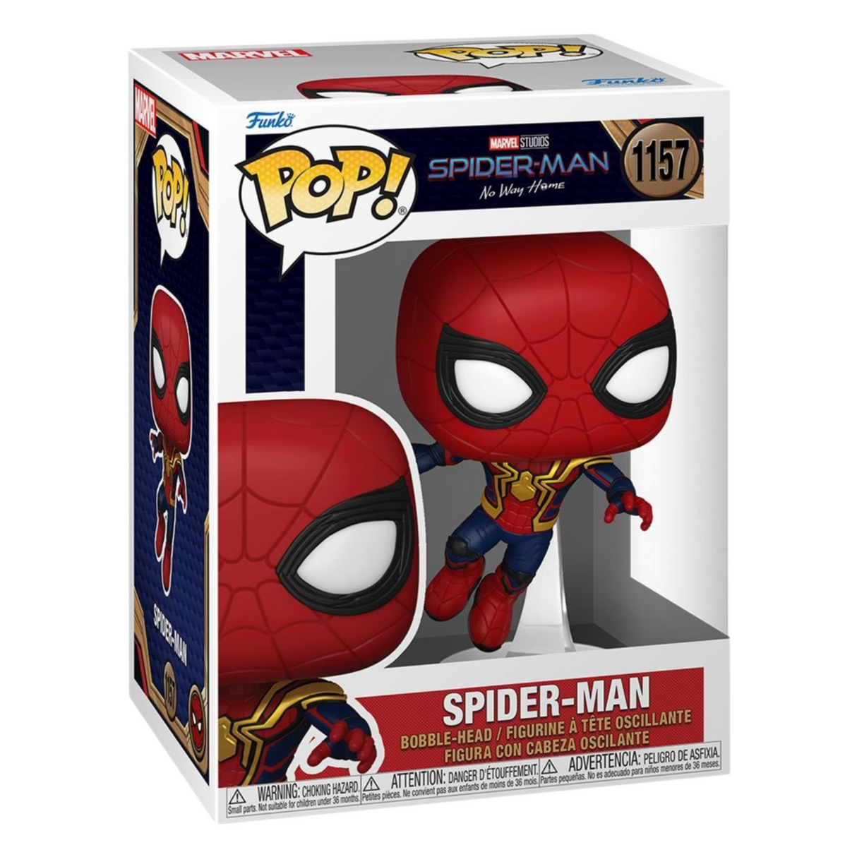 Spider-Man: No Way Home: ¡Spider-Man saltando Funko Pop! Figura de vinilo n.° 1157