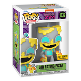 Nickelodeon Invader Zim: Gir Eating Pizza Funko POP! Television Vinyl Figure #1332, Hot Topic Exclusive