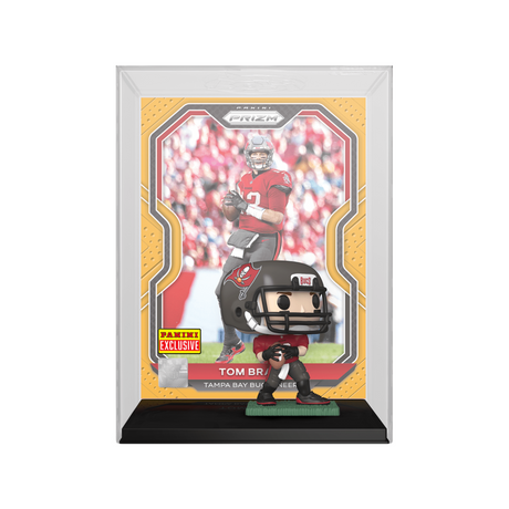 Panini Prizm NFL: Tampa Bay Buccaneers Tom Brady Funko POP! Figura de vinilo Trading Cards n.° 11, exclusiva de Panini