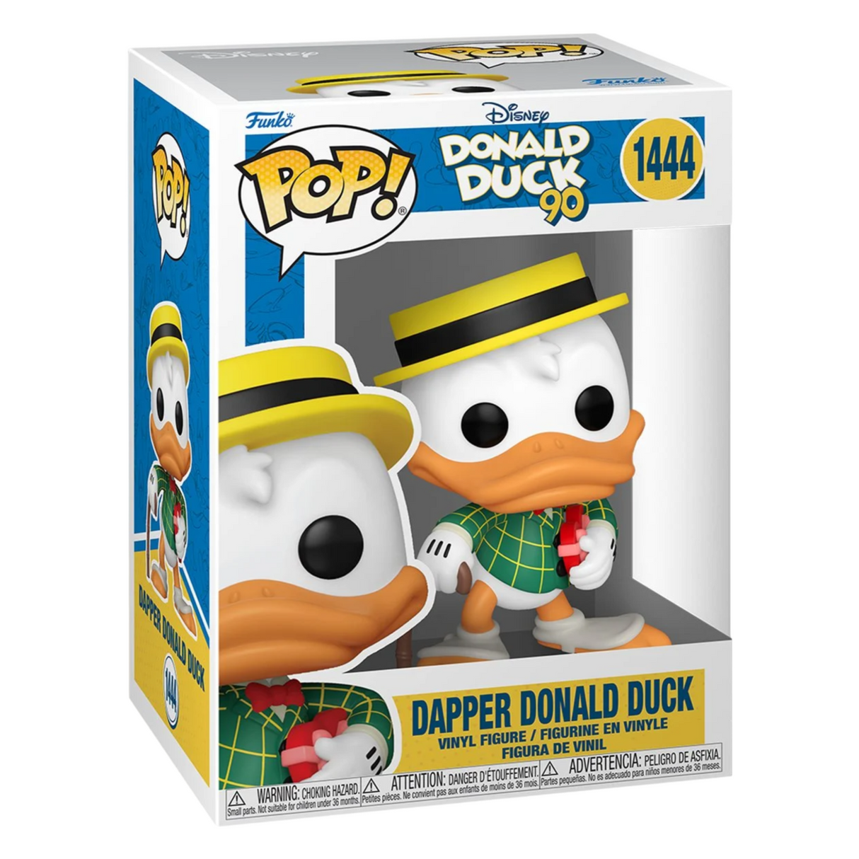 Pato Donald 90.º aniversario: ¡El elegante pato Donald Funko Pop! Figura de vinilo n.° 1444