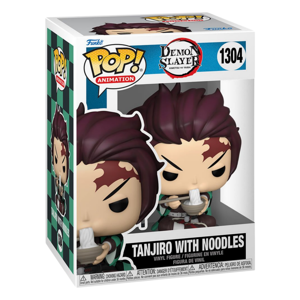 Demon Slayer: Kimetsu no Yaiba: Tanjiro with Noodles Funko Pop! Animation Vinyl Figure #1304