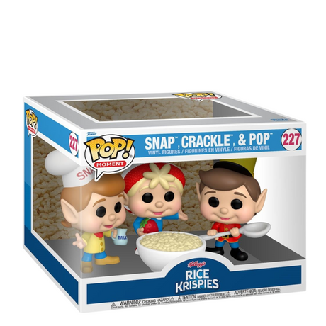 Kellogg's: Rice Krispies: Snap, Crackle, and Pop Funko Pop! Moment Vinyl Figure #227