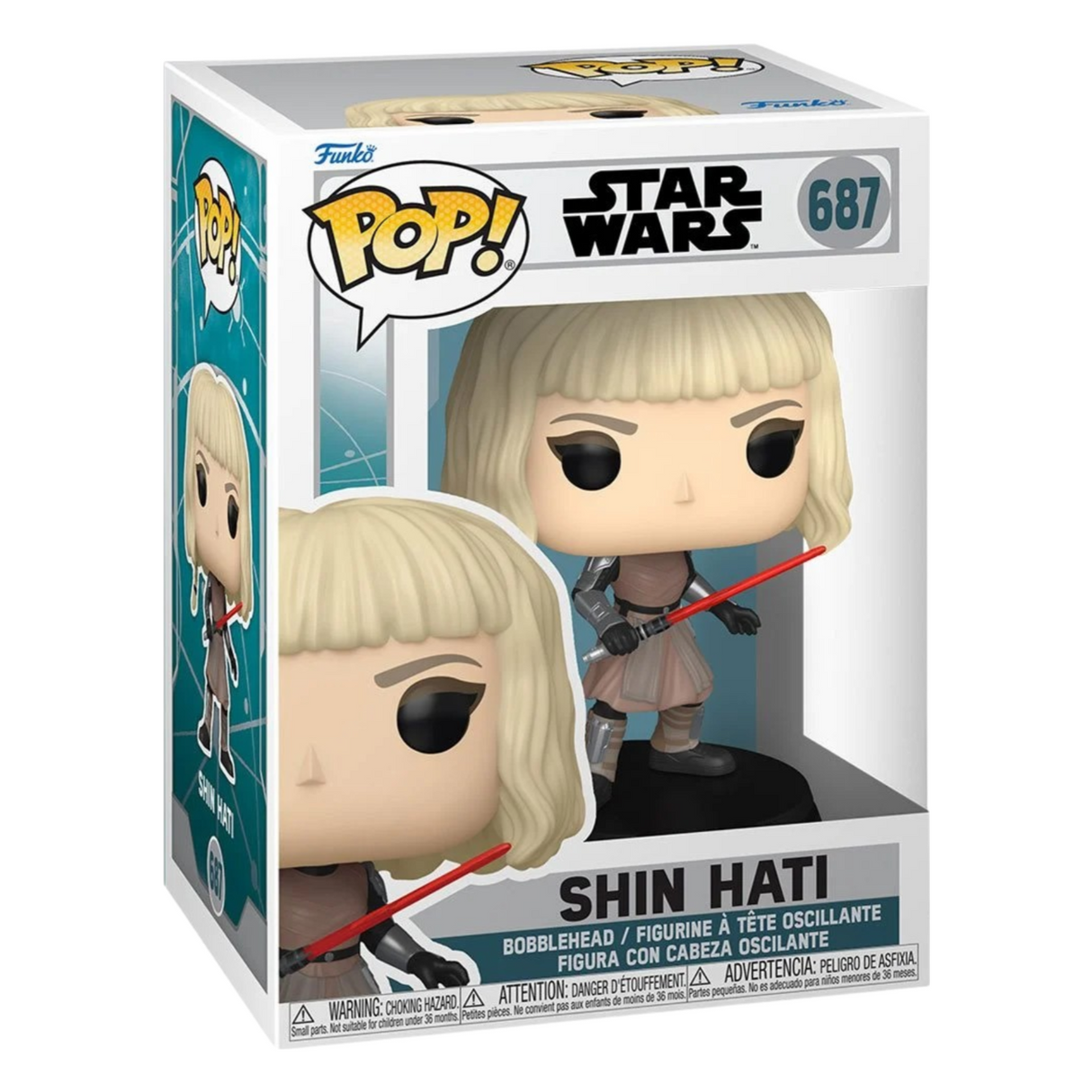 Star Wars: Ahsoka: Shin Hati Funko Pop! Figura de vinilo #687