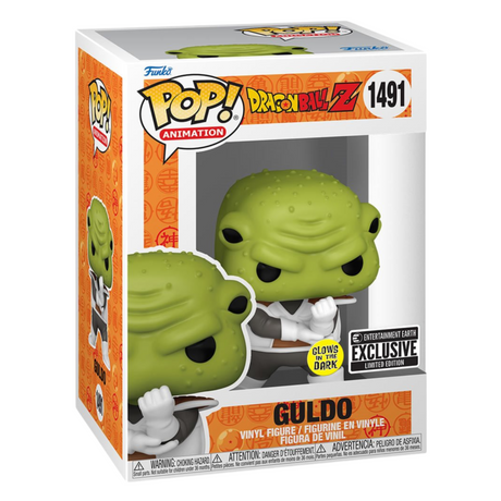 Dragon Ball Z: Guldo Funko Pop! Vinyl Figure #1491, Glows-in-the-dark, Entertainment Earth Exclusive