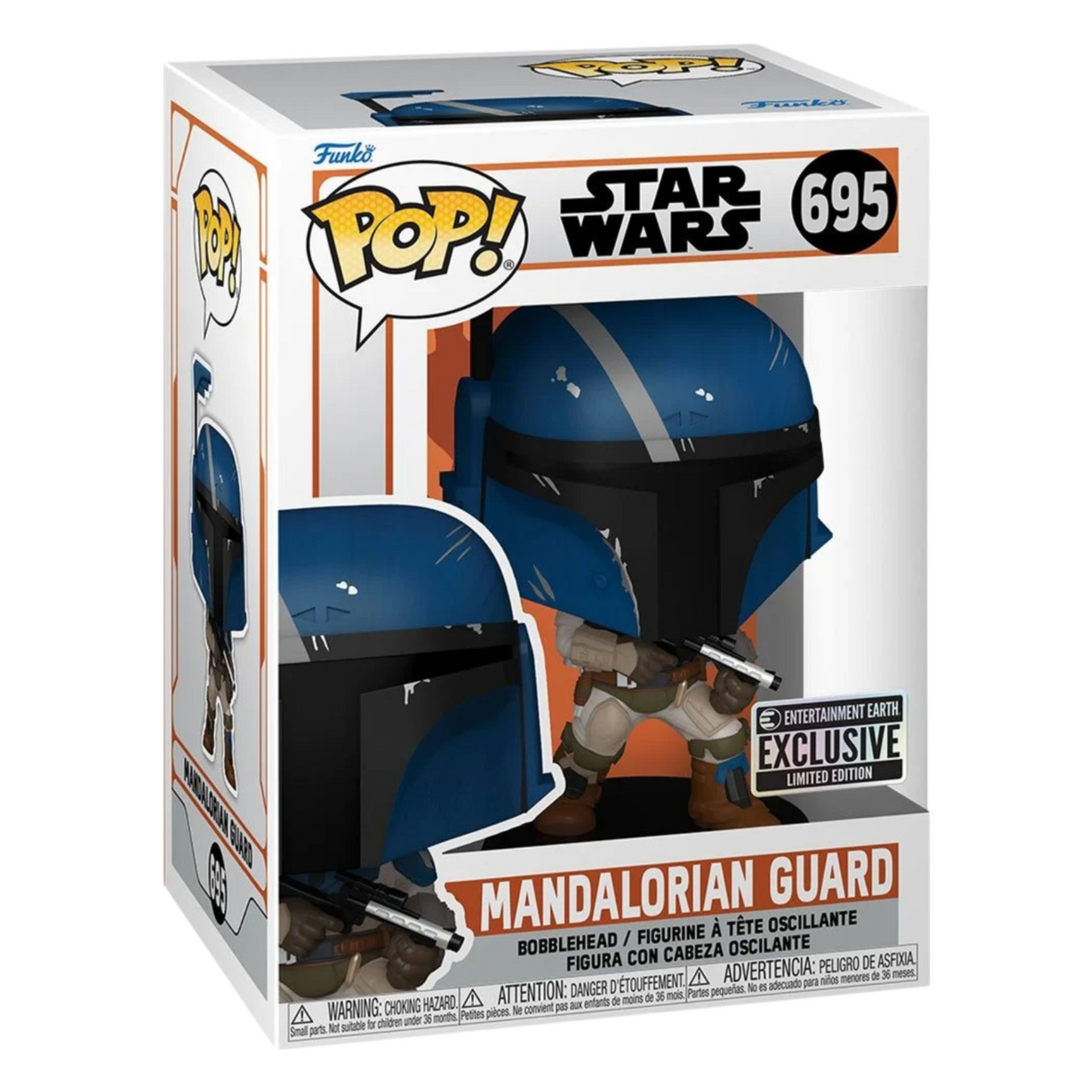 Star Wars: La Guardia Mandaloriana Funko Pop! Figura de vinilo n.° 695, exclusiva de Entertainment Earth