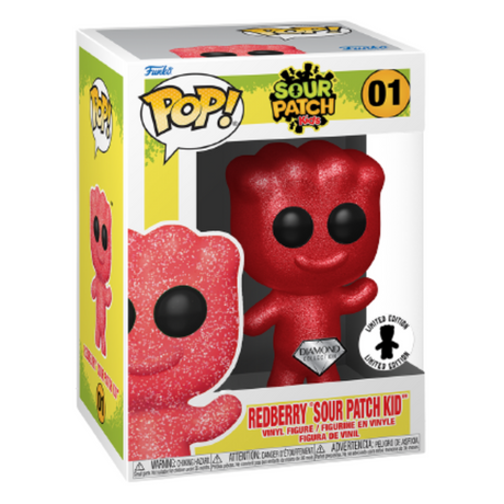 Sour Patch Kids: Redberry Sour Patch Kid Funko POP! Vinyl Figure #01, Diamond