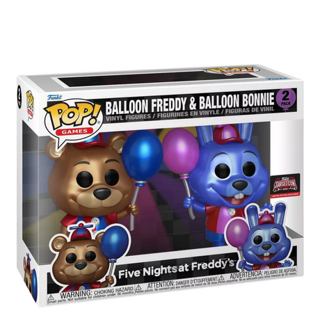 Five Nights at Freddy's: Balloon Freddy y Balloon Bonnie, paquete de 2, exclusivo de Target Con 2023