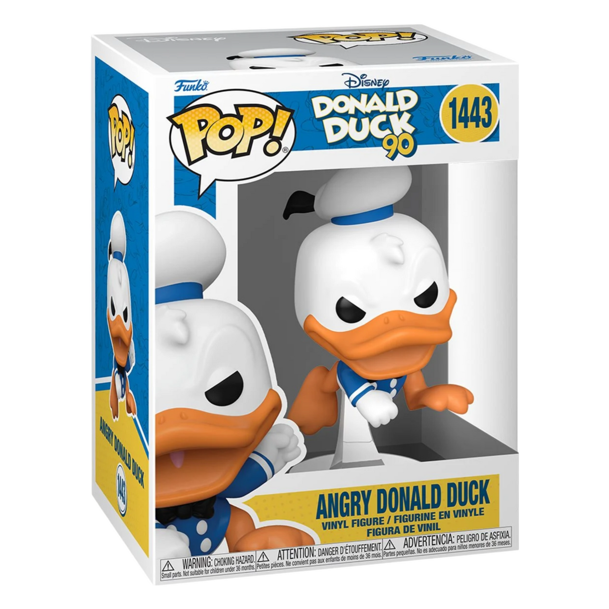 Donald Duck 90th Anniversary: Angry Donald Duck Funko Pop! Vinyl Figure #1443