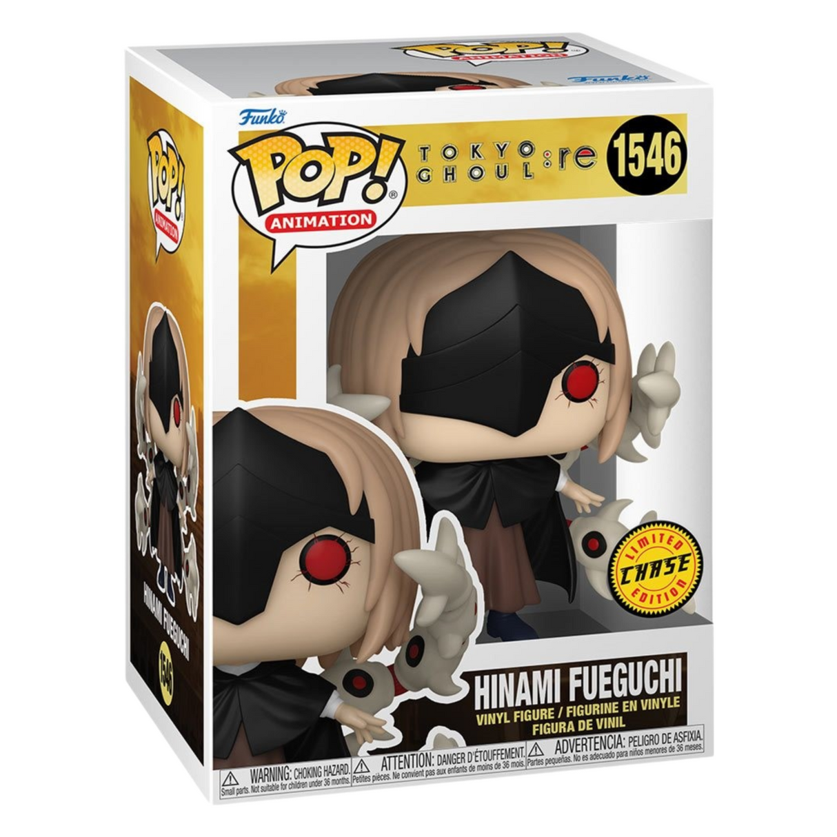 Tokyo Ghoul:re: Hinami Fueguchi Funko Pop! Figura de vinilo de animación n.° 1546, paquete Chase