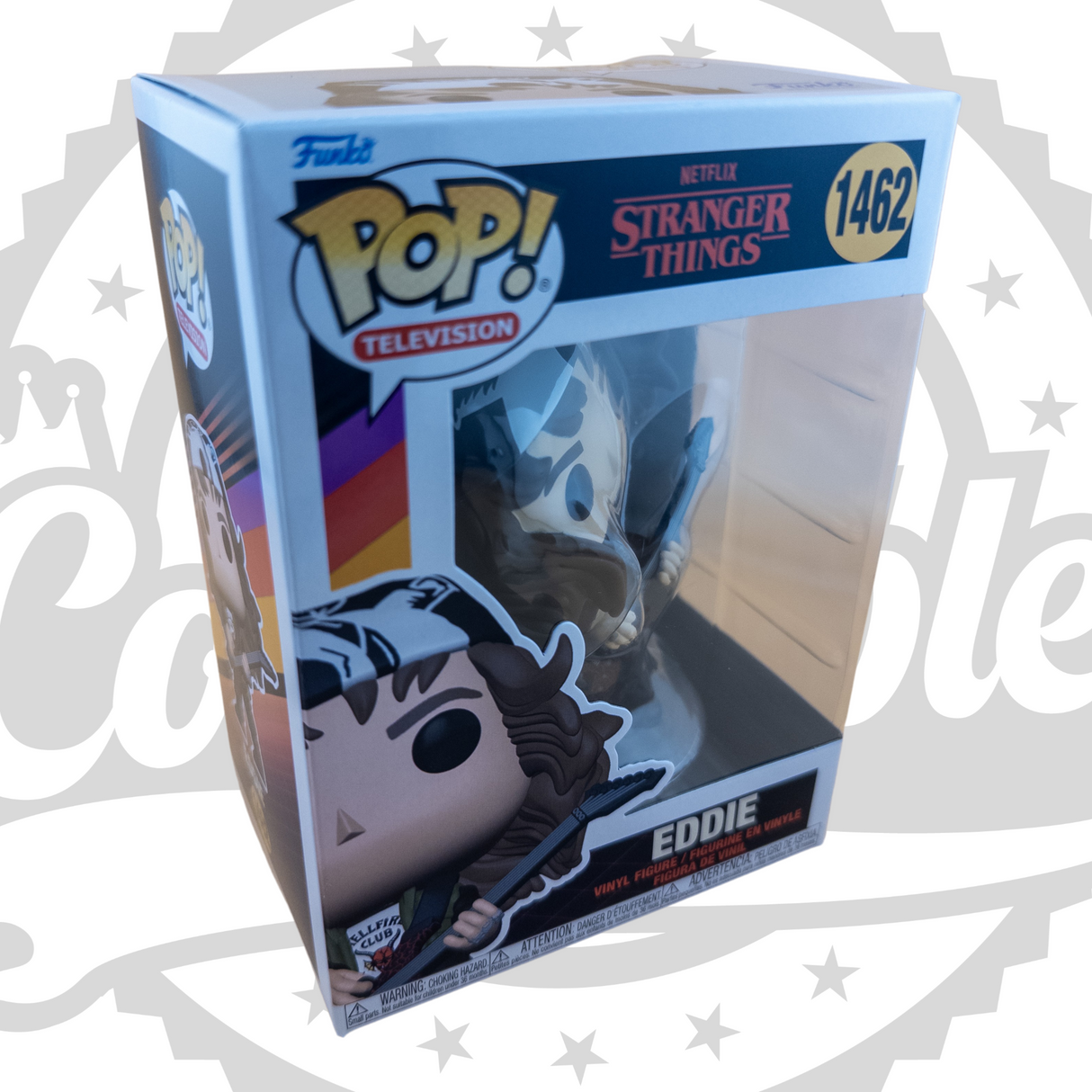 Stranger Things Temporada 4: Eddie con Guitarra Funko Pop! Figura de vinilo n.° 1462