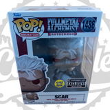 Fullmetal Alchemist: Brotherhood: Scar Funko Pop! Animation Vinyl Figure #1486, Glows-in-the-dark, Entertainment Earth Exclusive