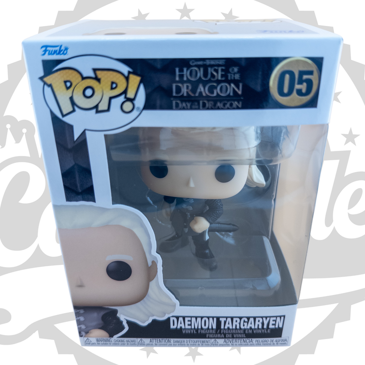 Juego de Tronos: La Casa del Dragón: Día del Dragón: Daemon Targaryen Funko Pop! Figura de vinilo #05