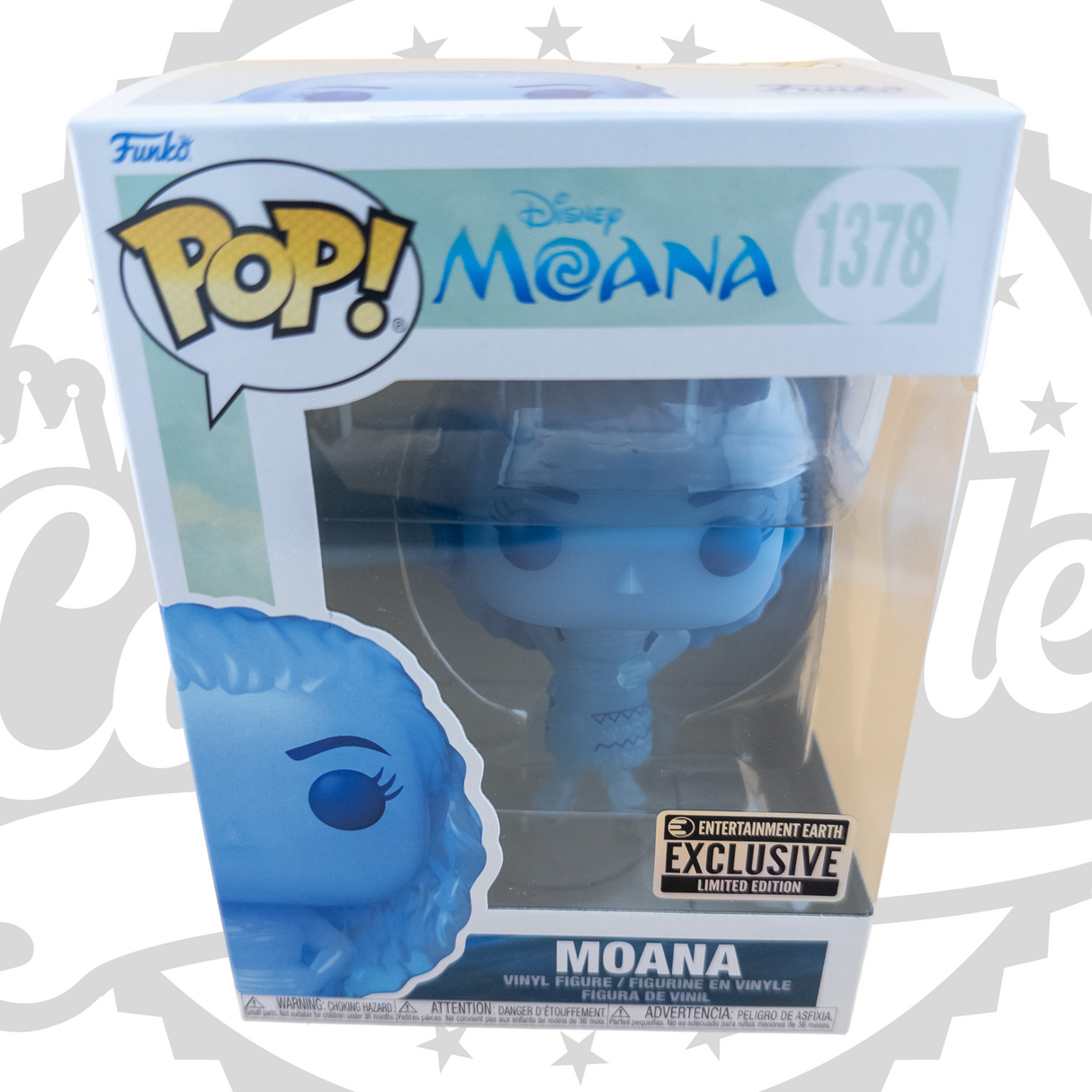 Moana Translucent Funko Pop! Vinyl Figure #1378, Entertainment Earth Exclusive