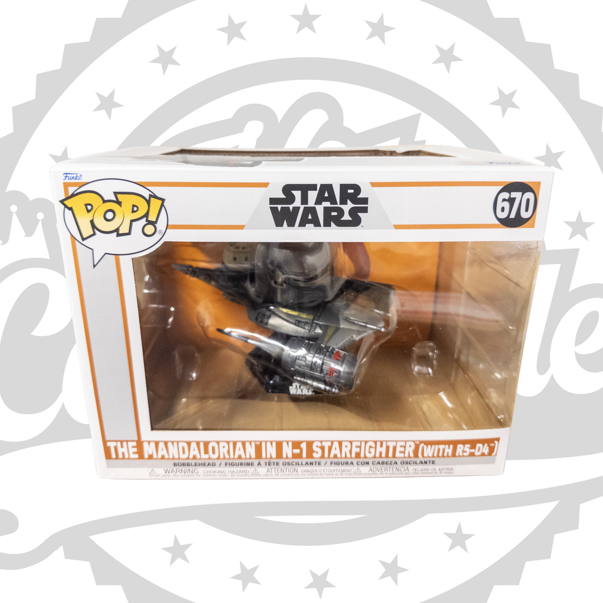 Star Wars: The Mandalorian en N-1 Starfighter (con R5-D4) Funko Pop! Paseo #670