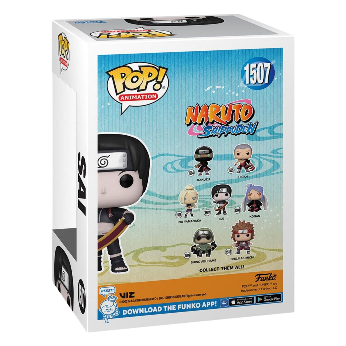 Naruto Shippuden: Sai Funko Pop! Figura de vinilo n.° 1507