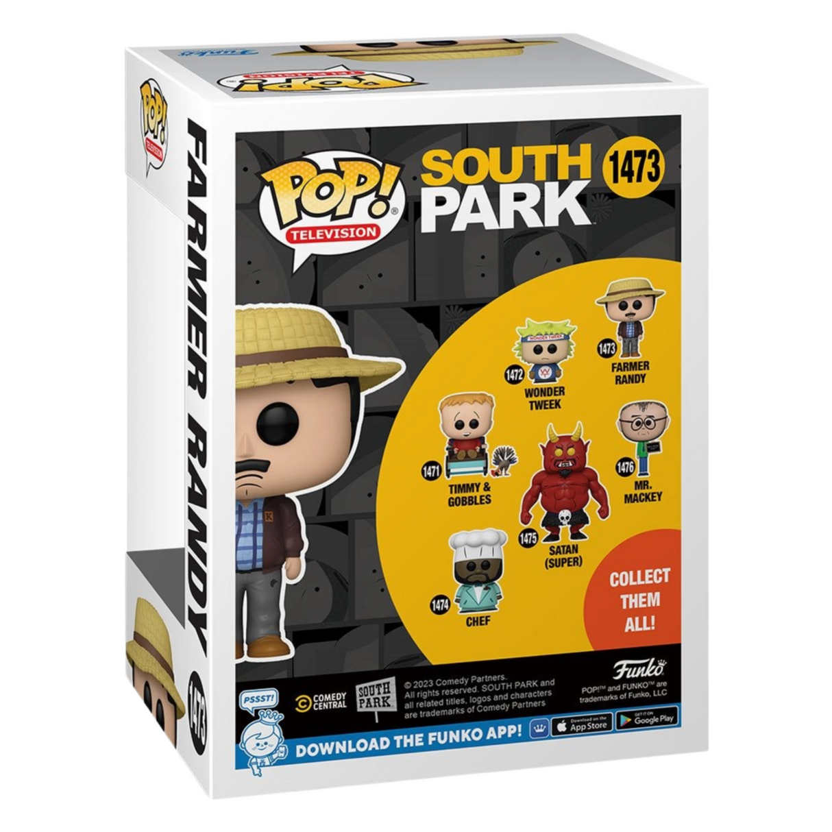 South Park: ¡El granjero Randy Marsh Funko Pop! Figura de vinilo n.° 1473