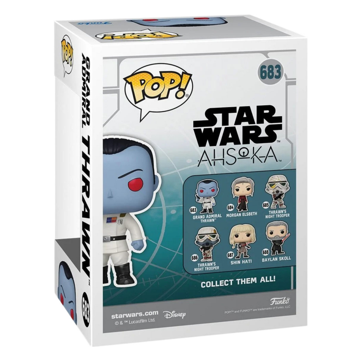 Star Wars: Ahsoka: Grand Admiral Thrawn Funko Pop! Vinyl Figure #683