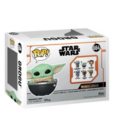 Star Wars: The Mandalorian: Grogu en Hover-Pram Funko Pop! Figura de vinilo #664