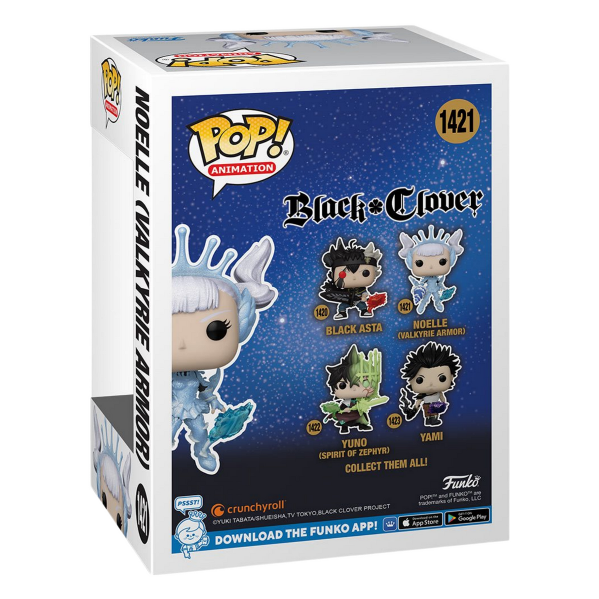 Black Clover: Noelle (Valkyrie Armor) Diamond Glitter Funko Pop! Vinyl Figure #1421, Entertainment Earth Exclusive