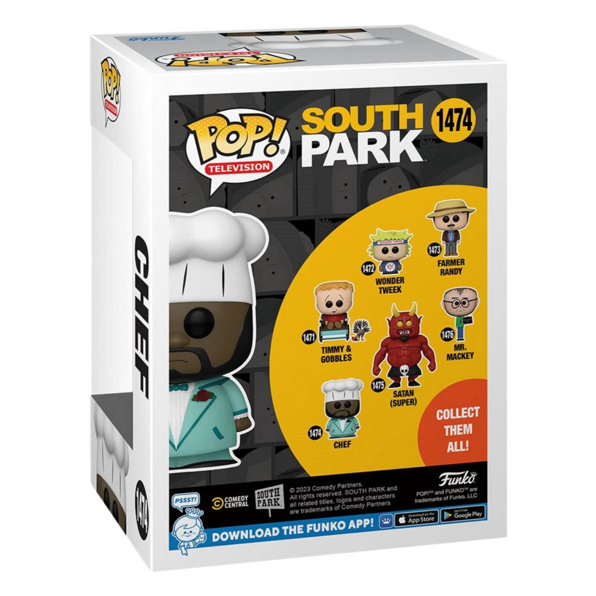 South Park: Chef con traje Funko Pop! Figura de vinilo n.° 1474