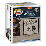 Avatar: The Last Airbender: Appa con armadura ¡Super Funko Pop! Figura de vinilo de animación n.° 1443, tamaño súper 6"