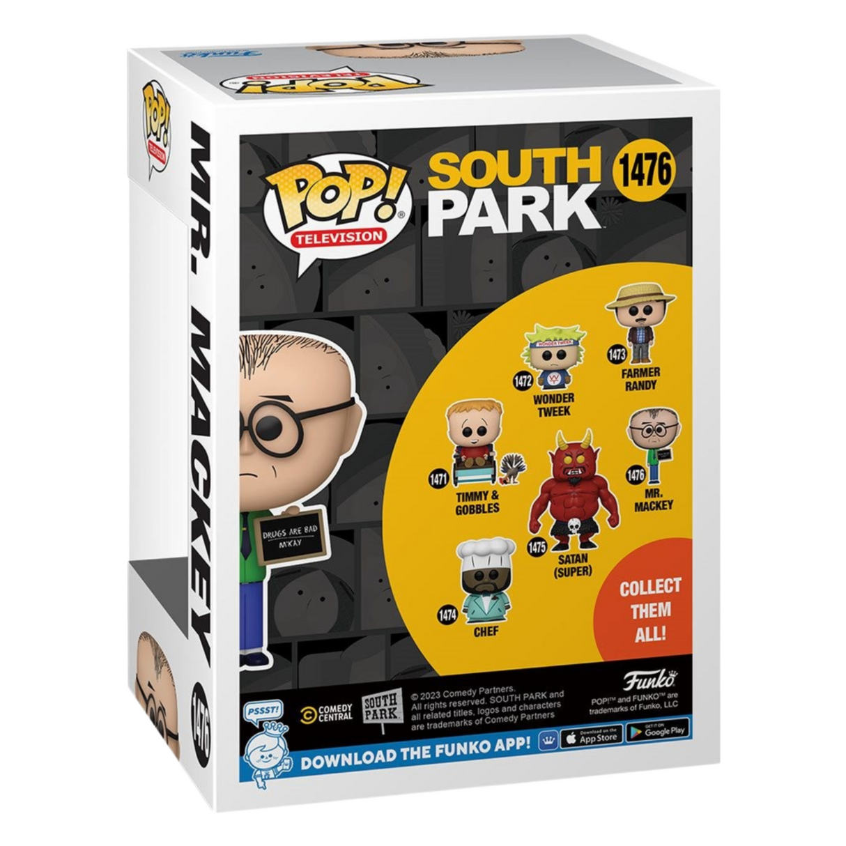 South Park: Mr. Mackey with Sign Funko Pop! Vinyl Figure #1476