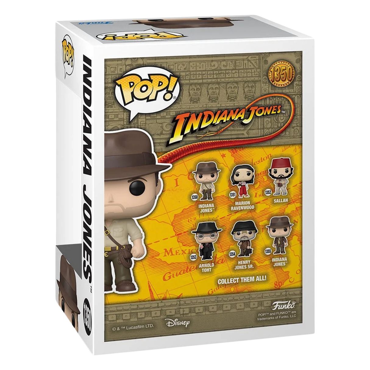 Indiana Jones: ¡Indiana Jones Funko Pop! Figura de vinilo n.° 1350