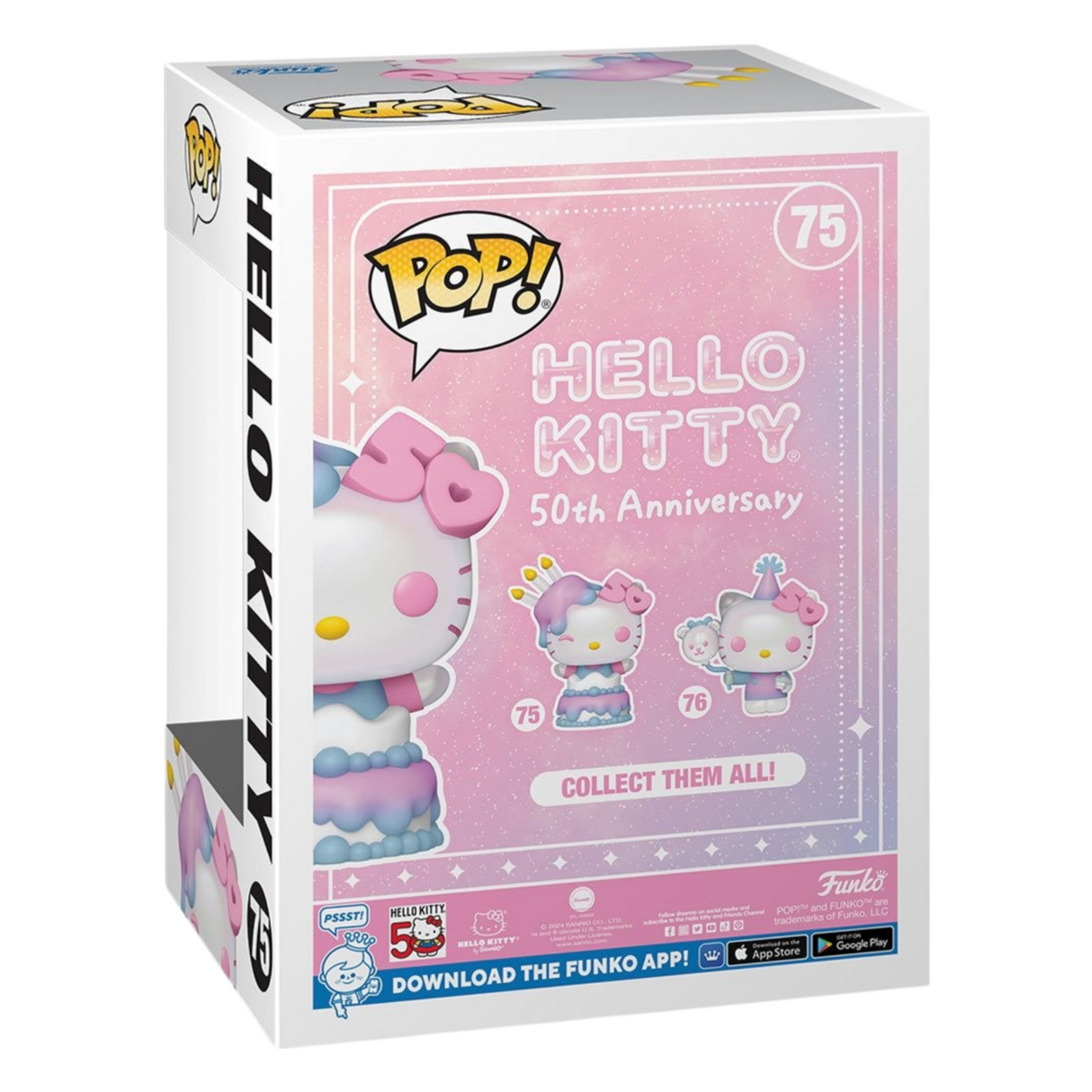 Sanrio Hello Kitty 50th Anniversary: Hello Kitty in Cake Funko Pop! Vinyl Figure #75