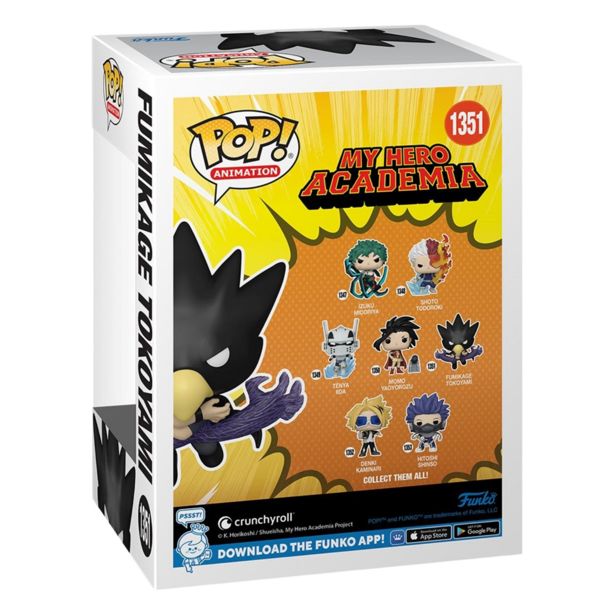 My Hero Academia: Fumikage Tokoyami (Fallen Angel) Funko Pop! Animation Vinyl Figure #1351