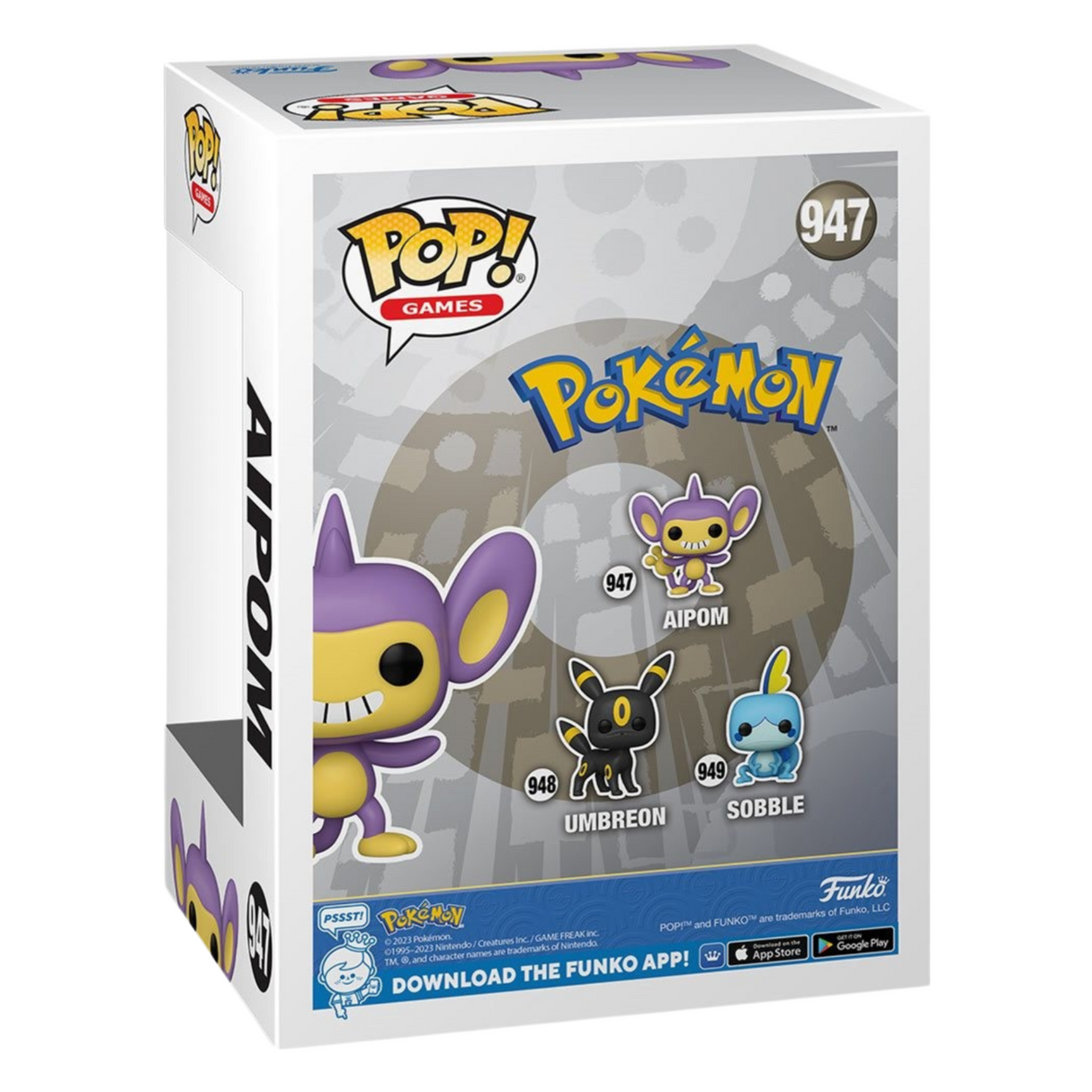 Pokémon: Aipom Funko Pop! Games Vinyl Figure #947