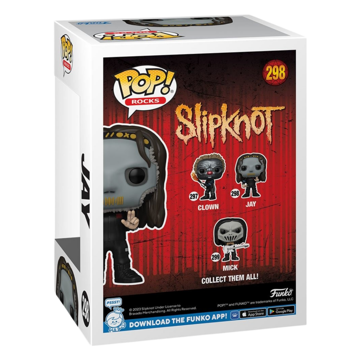 Slipknot: Jay con baquetas Funko Pop! Figura de vinilo #298