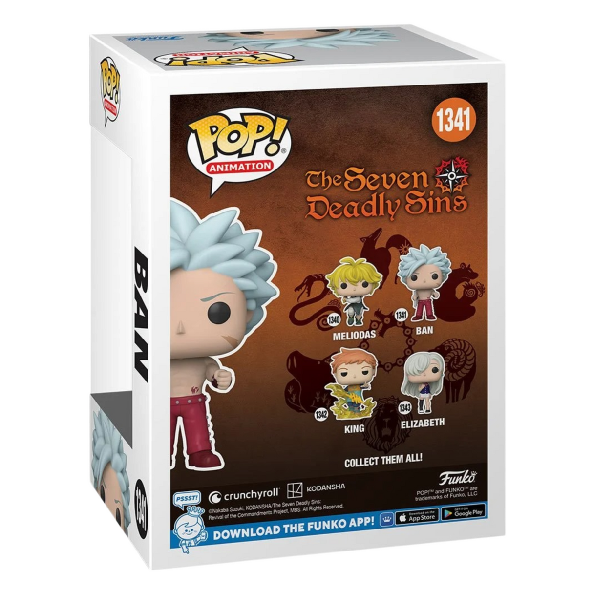 Siete pecados capitales: ¡Prohibición Funko Pop! Figura de vinilo de animación #1341