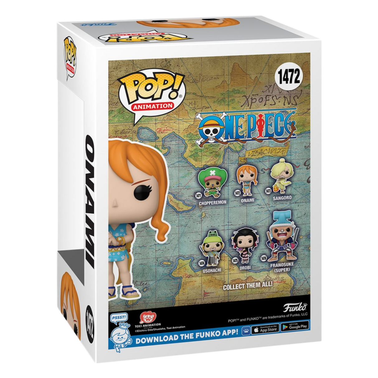 One Piece (Wano): ¡Onami Funko Pop! Figura de vinilo de animación #1472