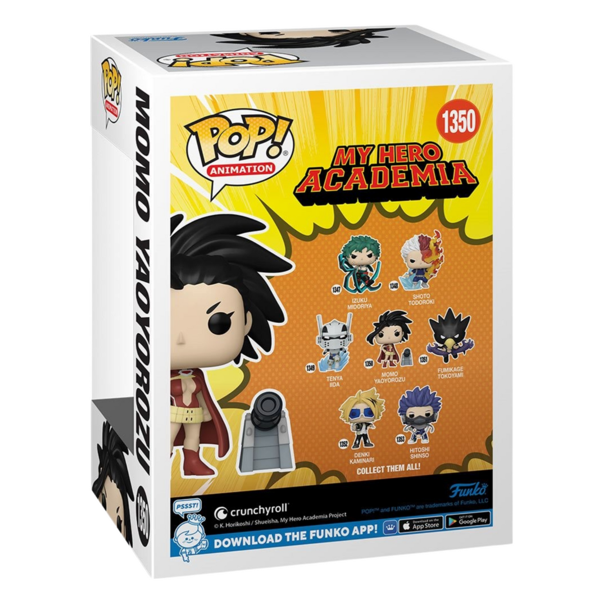 My Hero Academia: Momo Yaoyorozu Funko Pop! Animation Vinyl Figure #1350