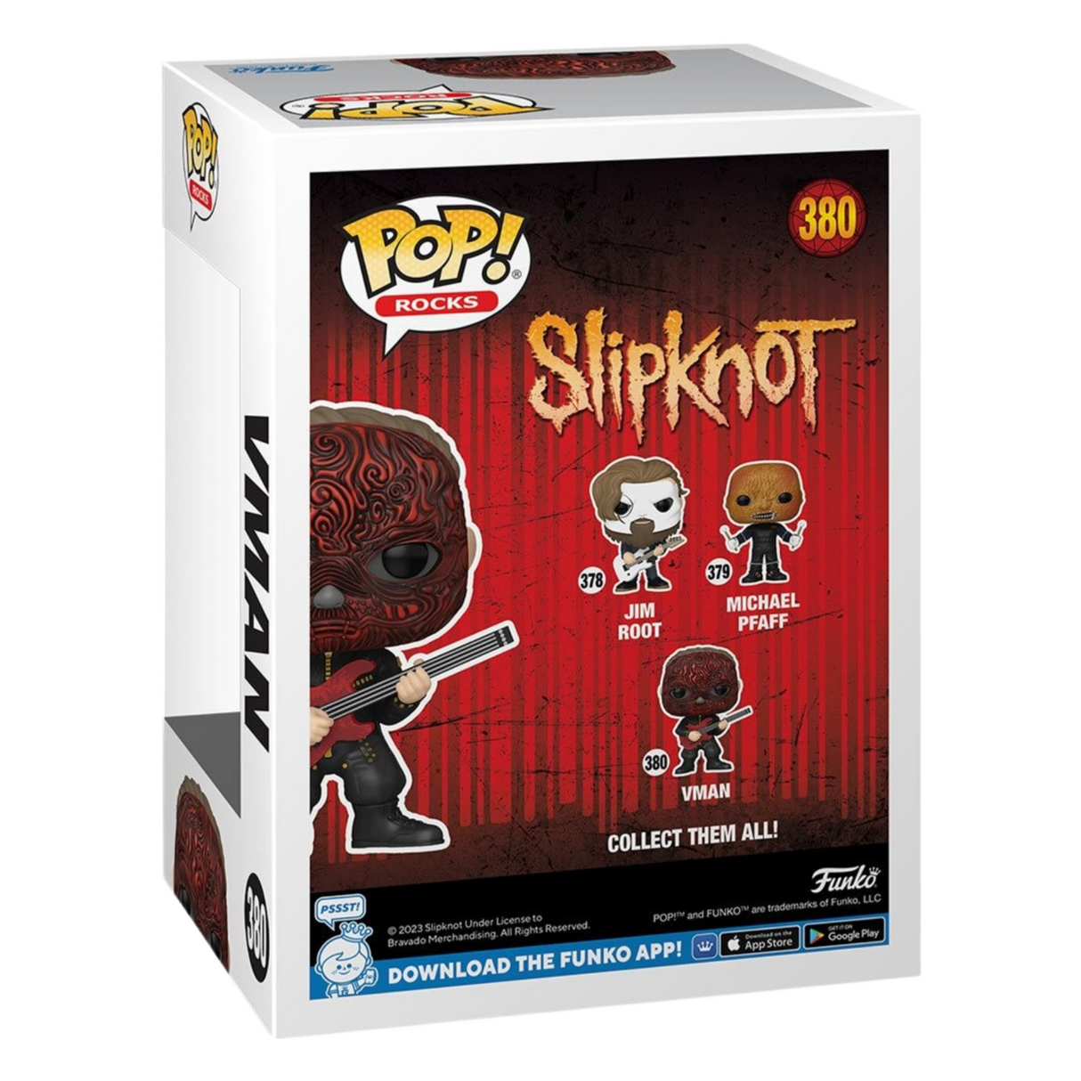 Slipknot: VMan with Guitar Funko Pop! Rocks Vinyl Figure #380