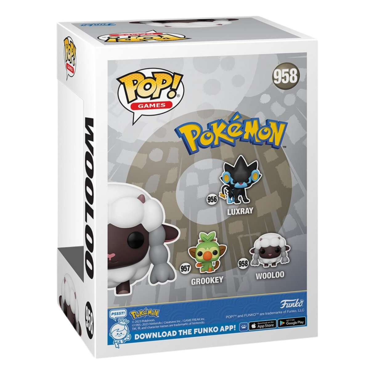 Pokémon: Wooloo Funko Pop! Figura de vinilo #958